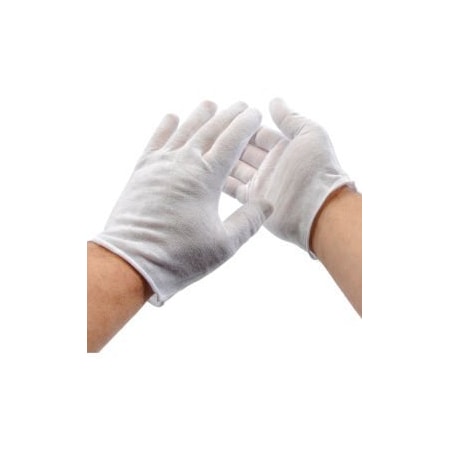 Pip PIP 97-501 Light Weight Inspection Gloves, Unhemmed, Cotton, Ladies, 1-Dozen 97-501